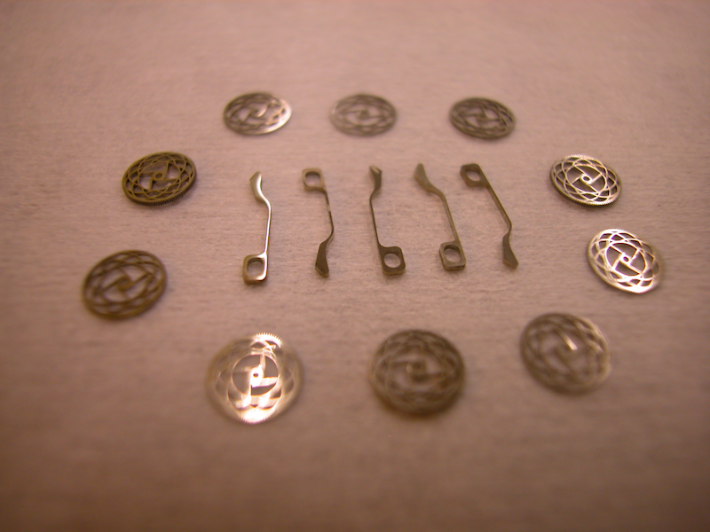 Collection of different micromechanical components